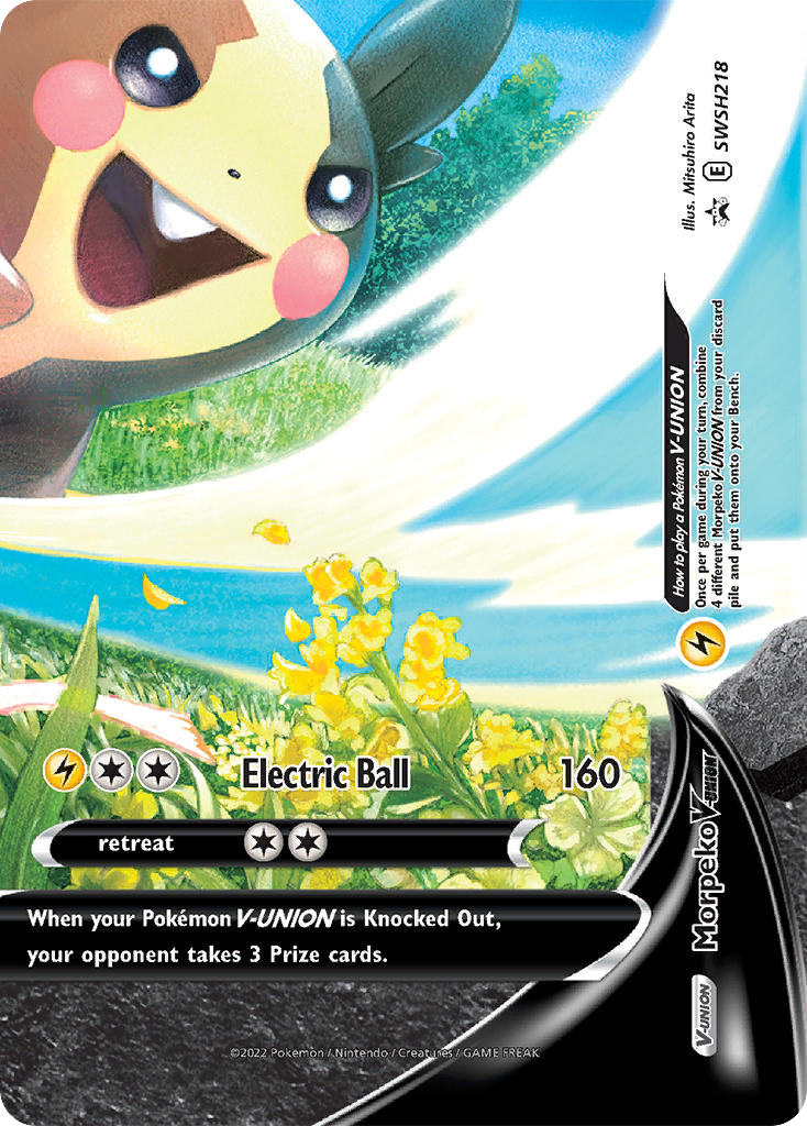 Sword & Shield Promo’s Morpeko V-UNION #218